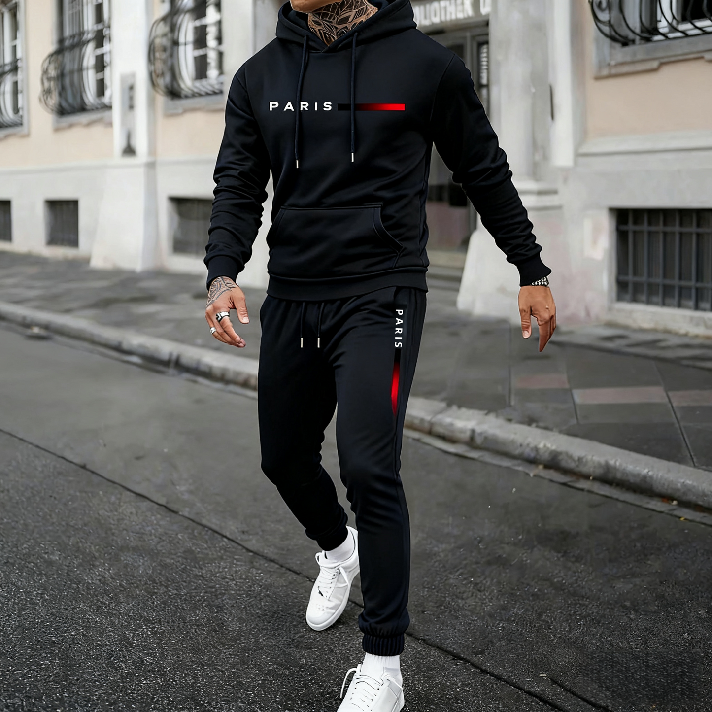 Men’s Milano / USA & PARIS Edition Tracksuit Sets – Premium Comfort & Modern Style