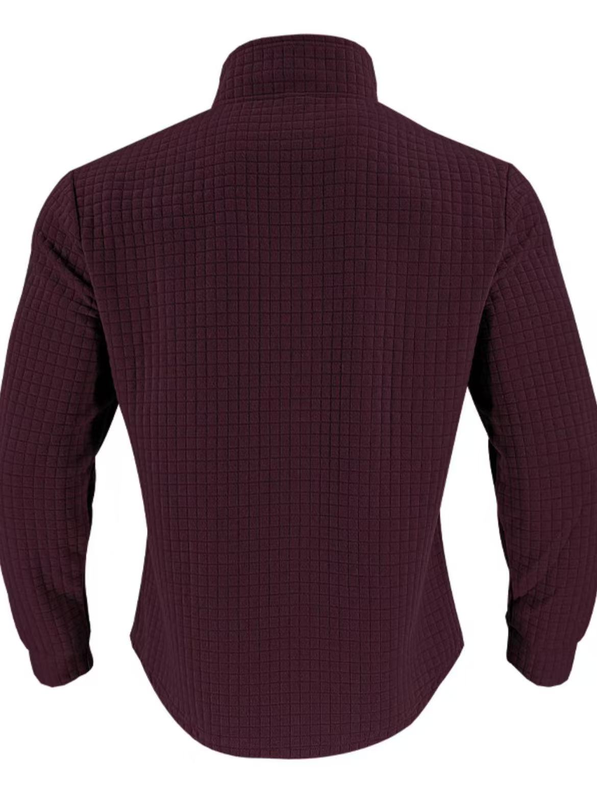 🔥 Men’s Grid Half-Zip Pullover