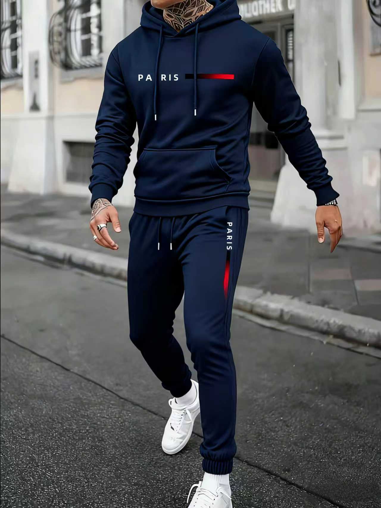 Men’s Milano / USA & PARIS Edition Tracksuit Sets – Premium Comfort & Modern Style