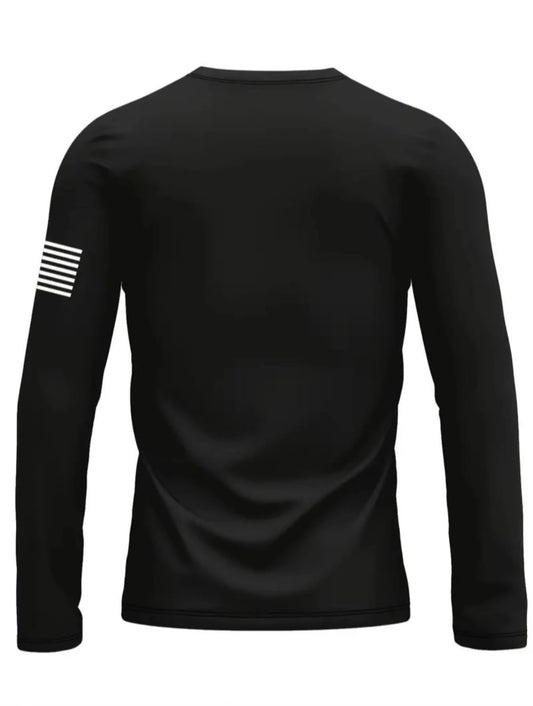 Men’s Patriotic Long Sleeve Tee – Bold Style. Ultimate Comfort.