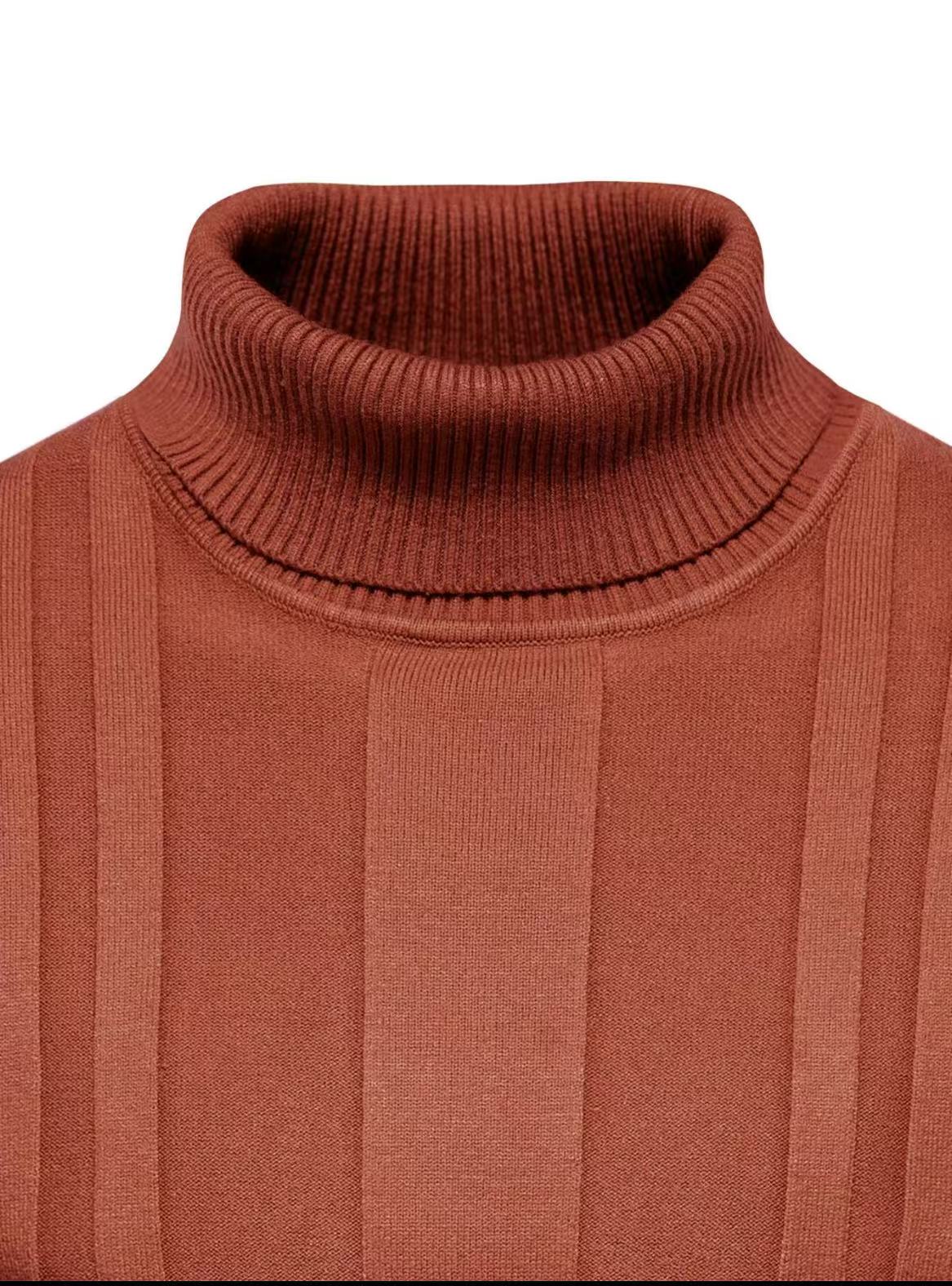 š§„ AURION⢠Menās Luxury Turtleneck Sweater ā Effortless Sophistication for the Modern Man