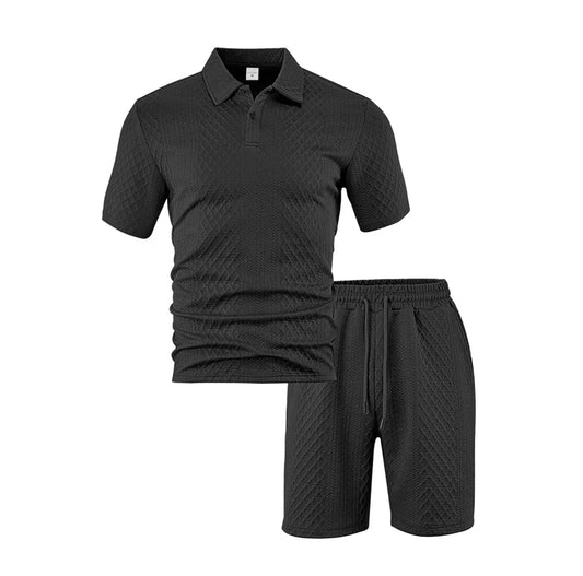 AURORA Elite Textured Polo Set