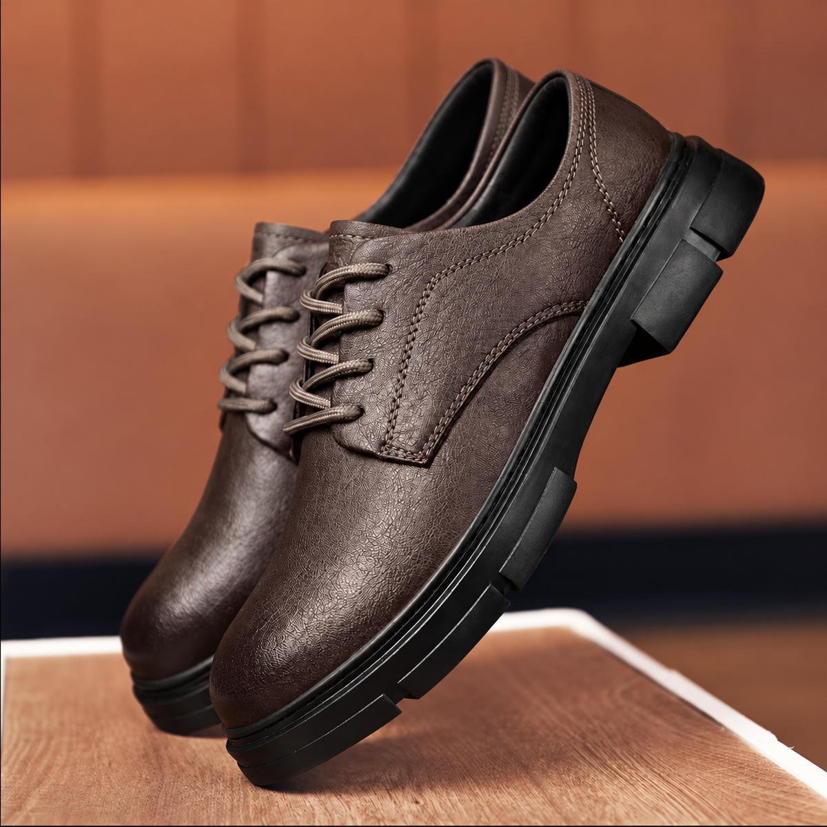 Men’s Classic Leather Derby Shoes