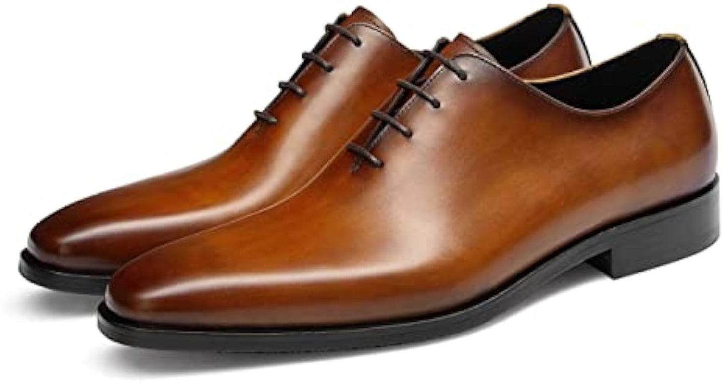 ✨ Premium Hand-Painted Full-Grain Leather Oxford Shoes ✨