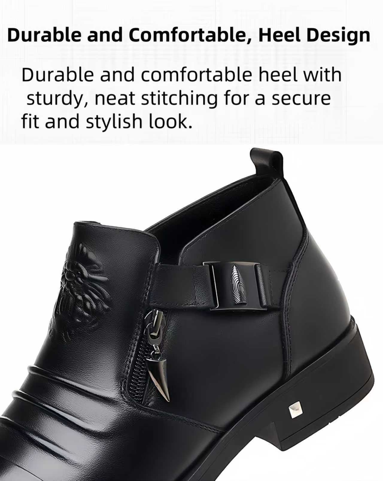 Premium Handmade Leather Height-Increasing Shoes