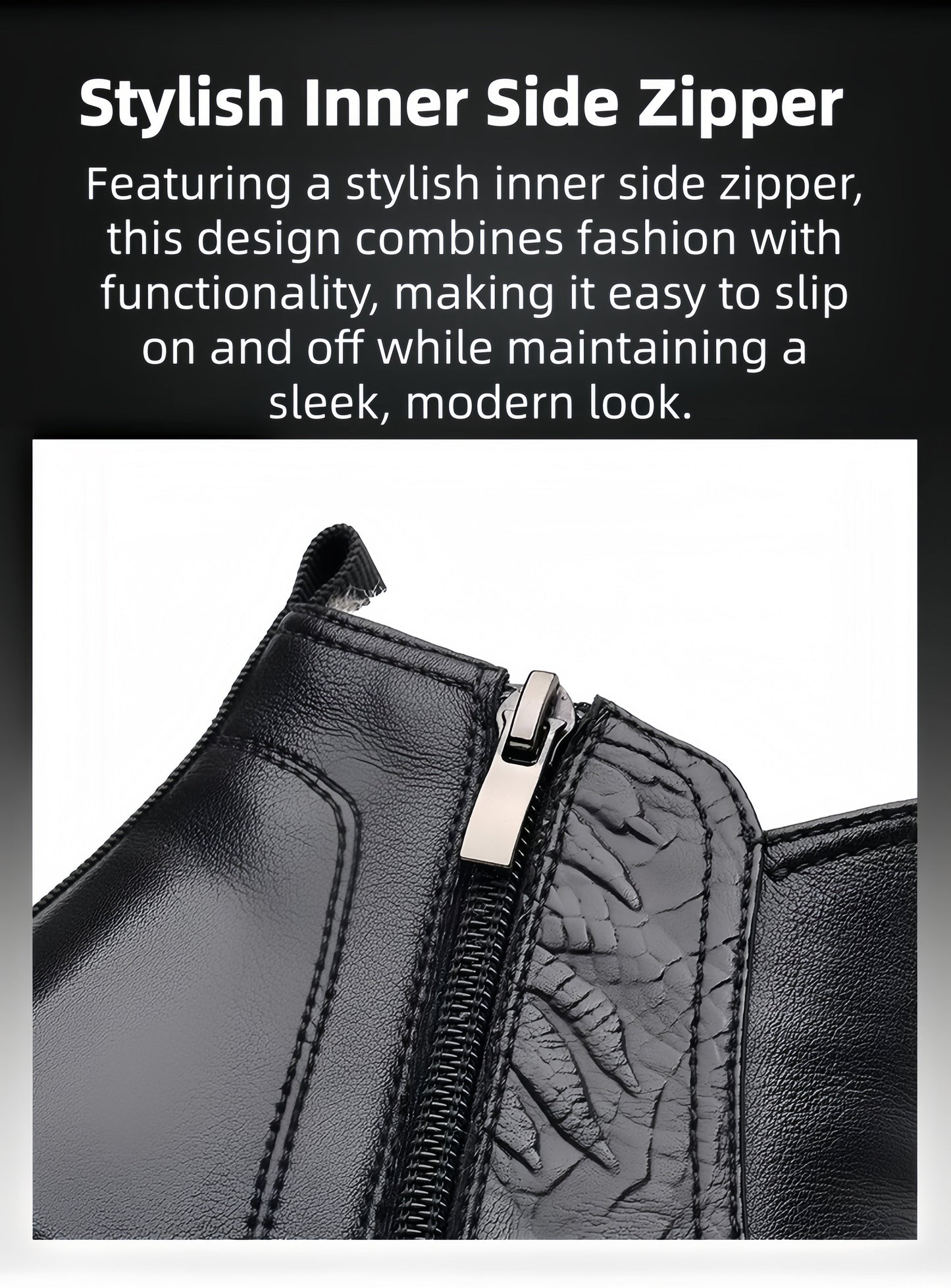 Luxurious Full-Grain Leather Men’s Shoes|All-Weather Comfort & Timeless Style