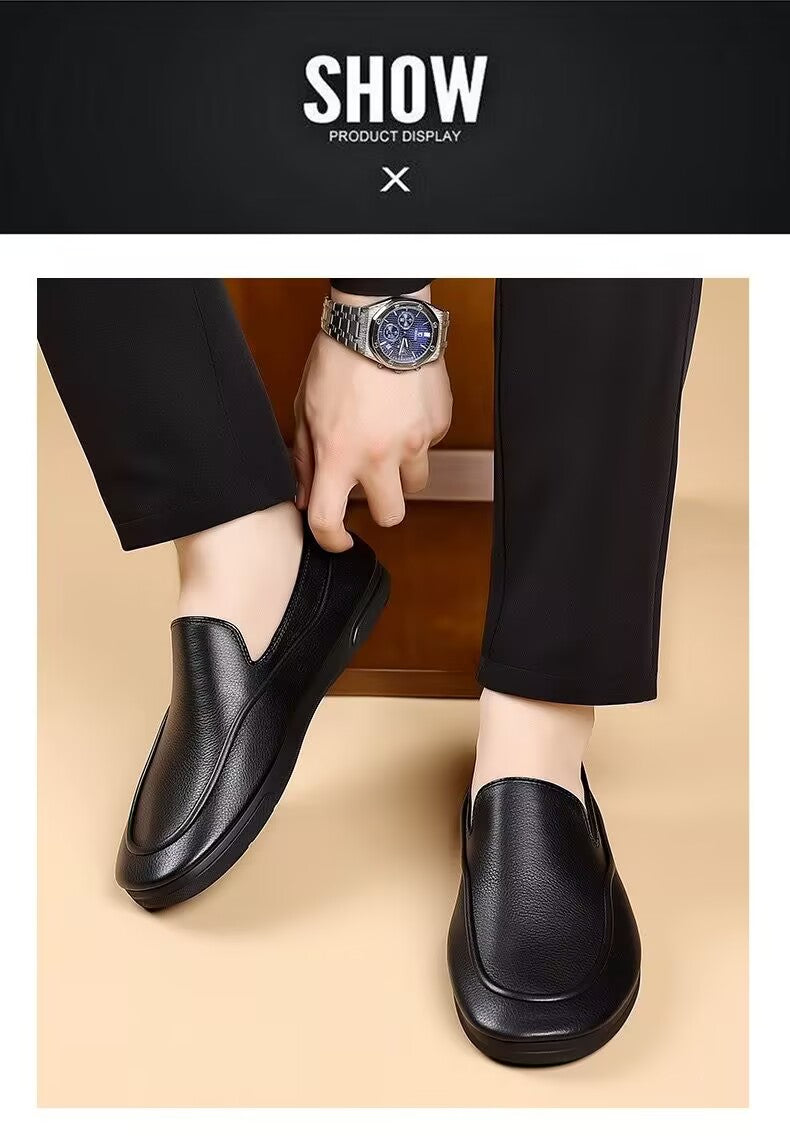 Premium Full-Grain Leather Loafers – Walk in Ultimate Comfort & Style