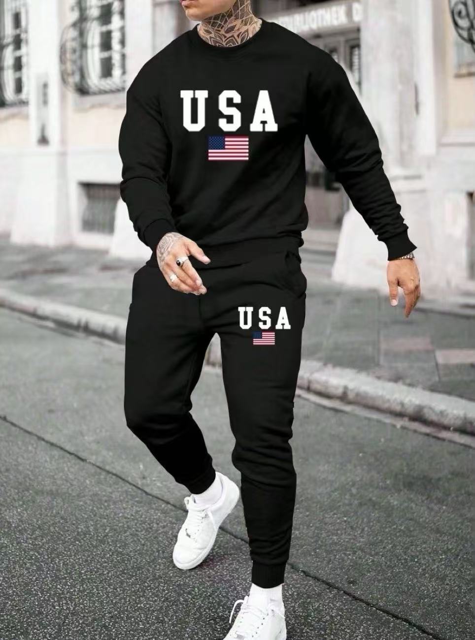 Men’s Milano / USA & PARIS Edition Tracksuit Sets – Premium Comfort & Modern Style