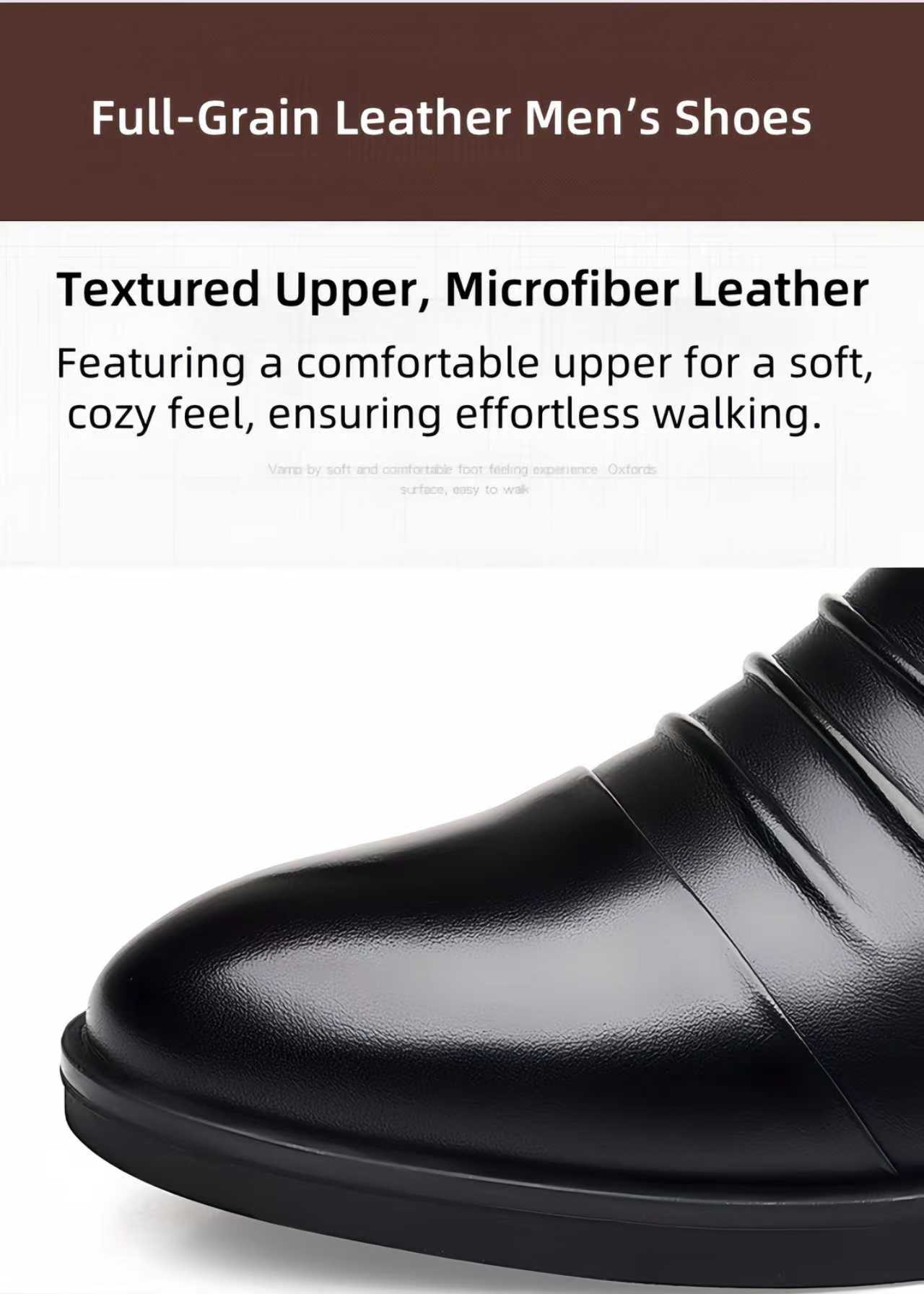 Premium Handmade Leather Height-Increasing Shoes