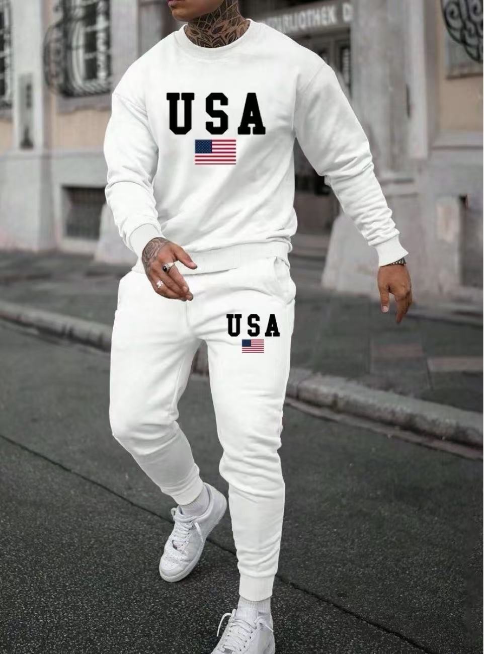 Men’s Milano / USA & PARIS Edition Tracksuit Sets – Premium Comfort & Modern Style