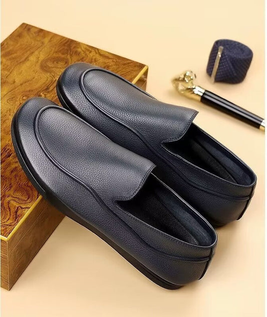 Premium Full-Grain Leather Loafers – Walk in Ultimate Comfort & Style