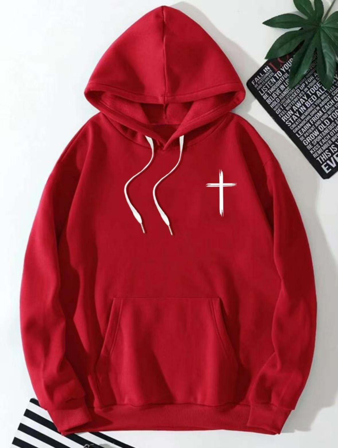 🙌 Men’s Christian Hoodie – “I Can Do All Things Through Christ”