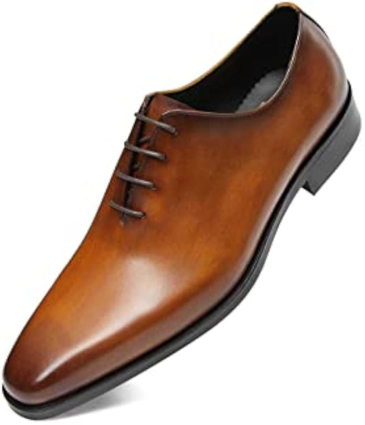 ✨ Premium Hand-Painted Full-Grain Leather Oxford Shoes ✨