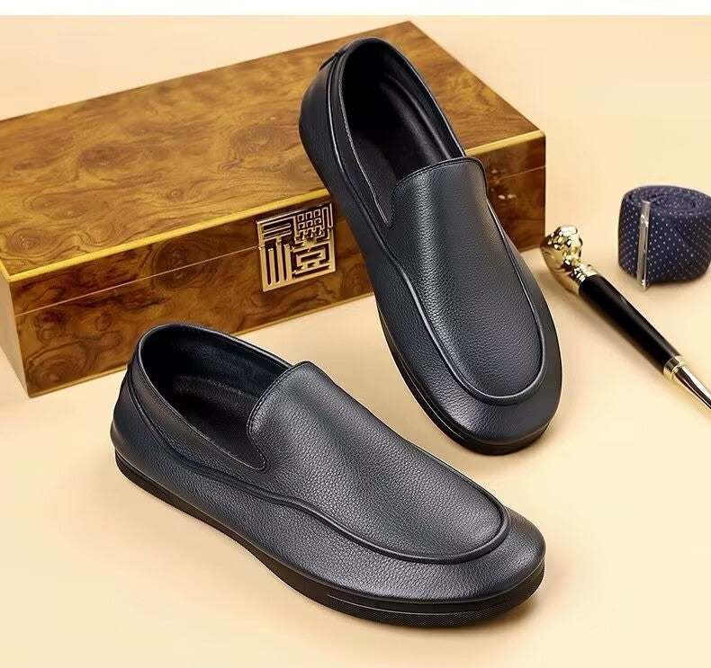 Premium Full-Grain Leather Loafers – Walk in Ultimate Comfort & Style