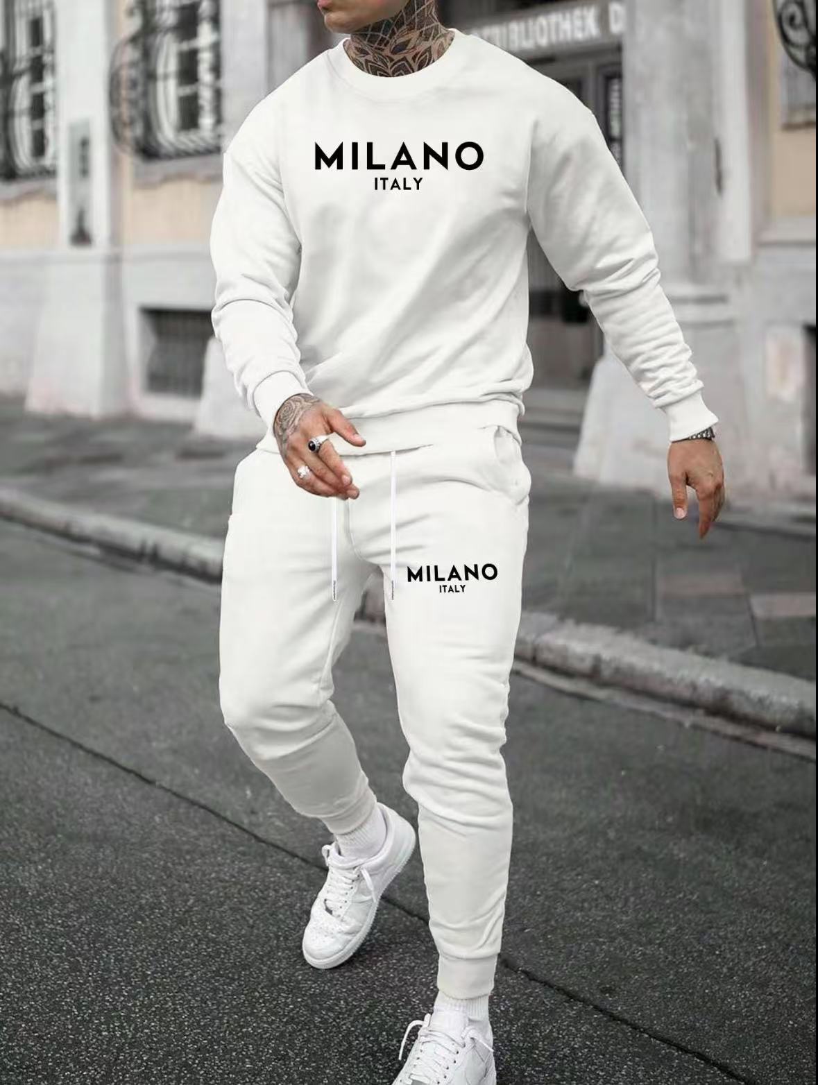 Men’s Milano / USA & PARIS Edition Tracksuit Sets – Premium Comfort & Modern Style