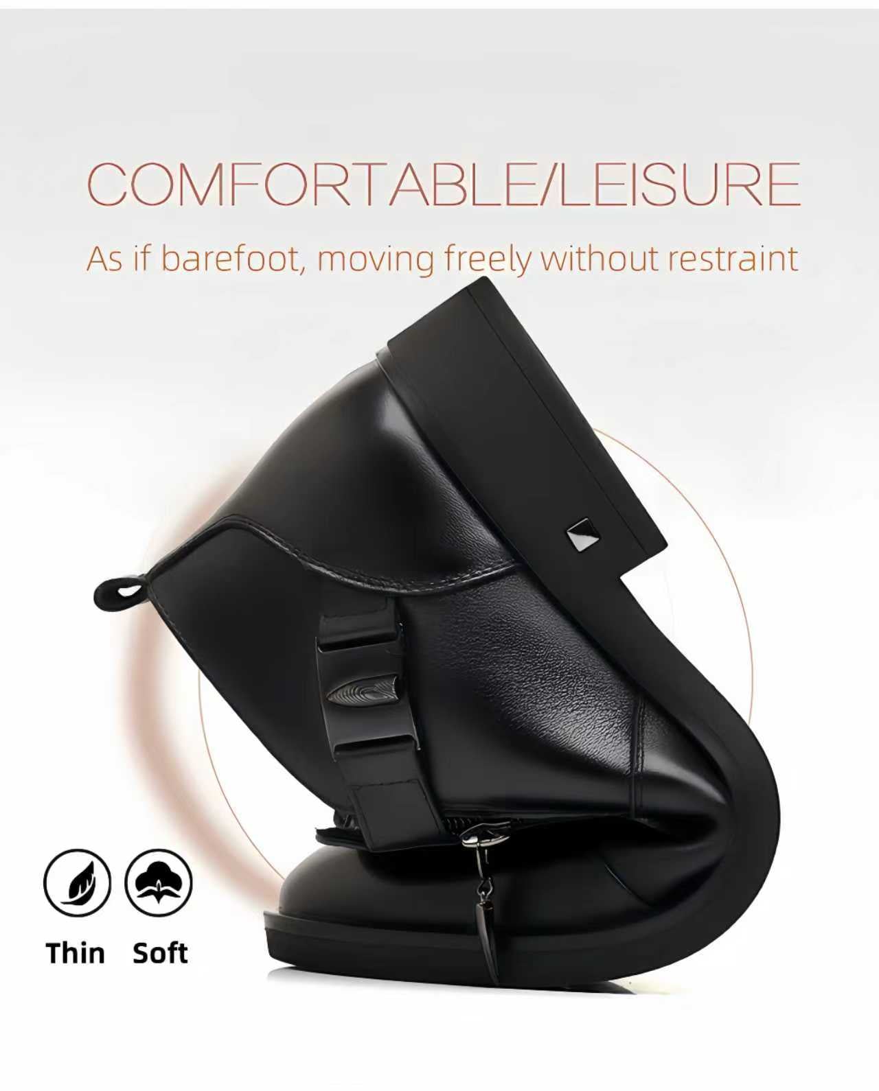 Premium Handmade Leather Height-Increasing Shoes