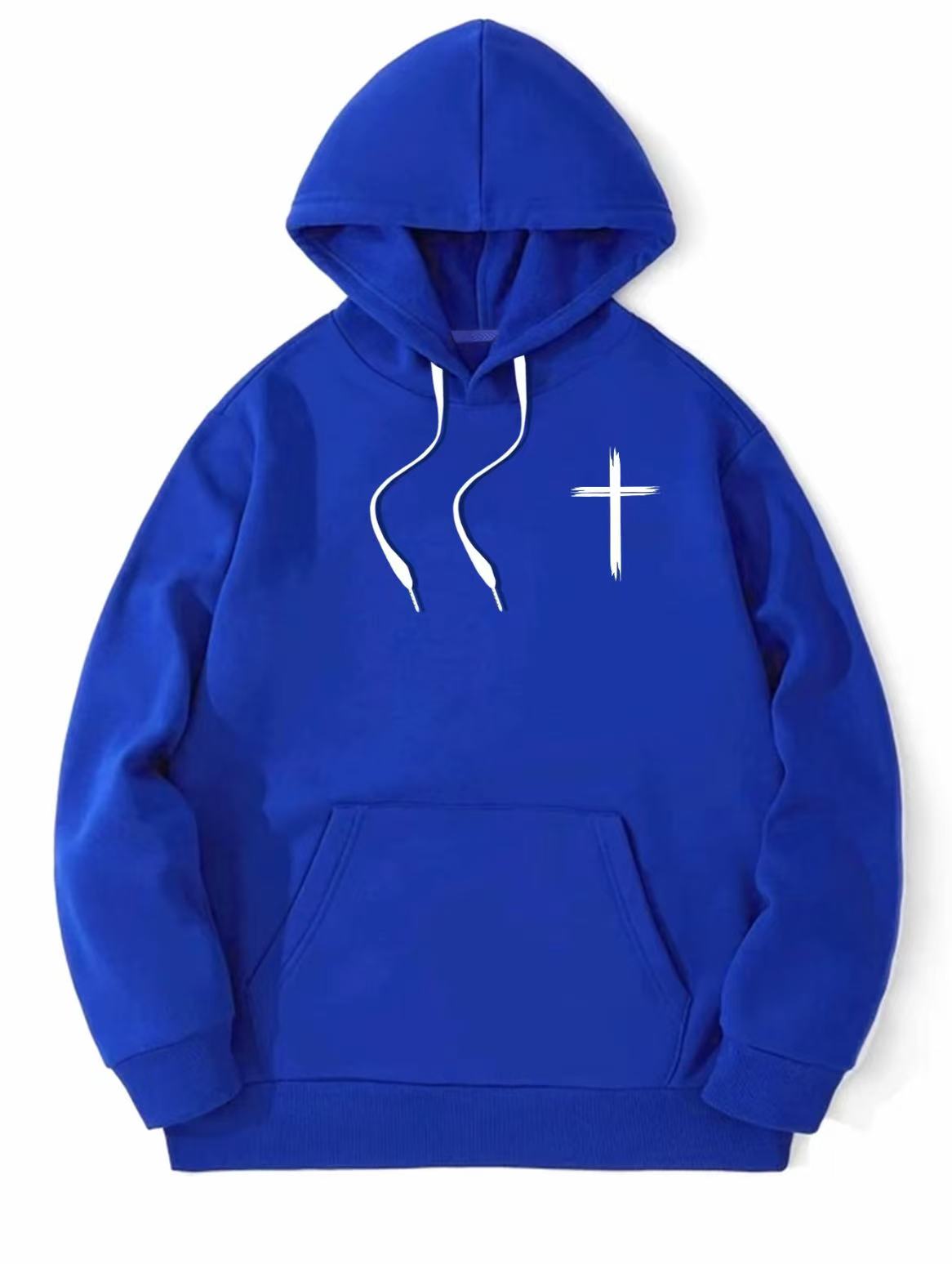 🙌 Men’s Christian Hoodie – “I Can Do All Things Through Christ”