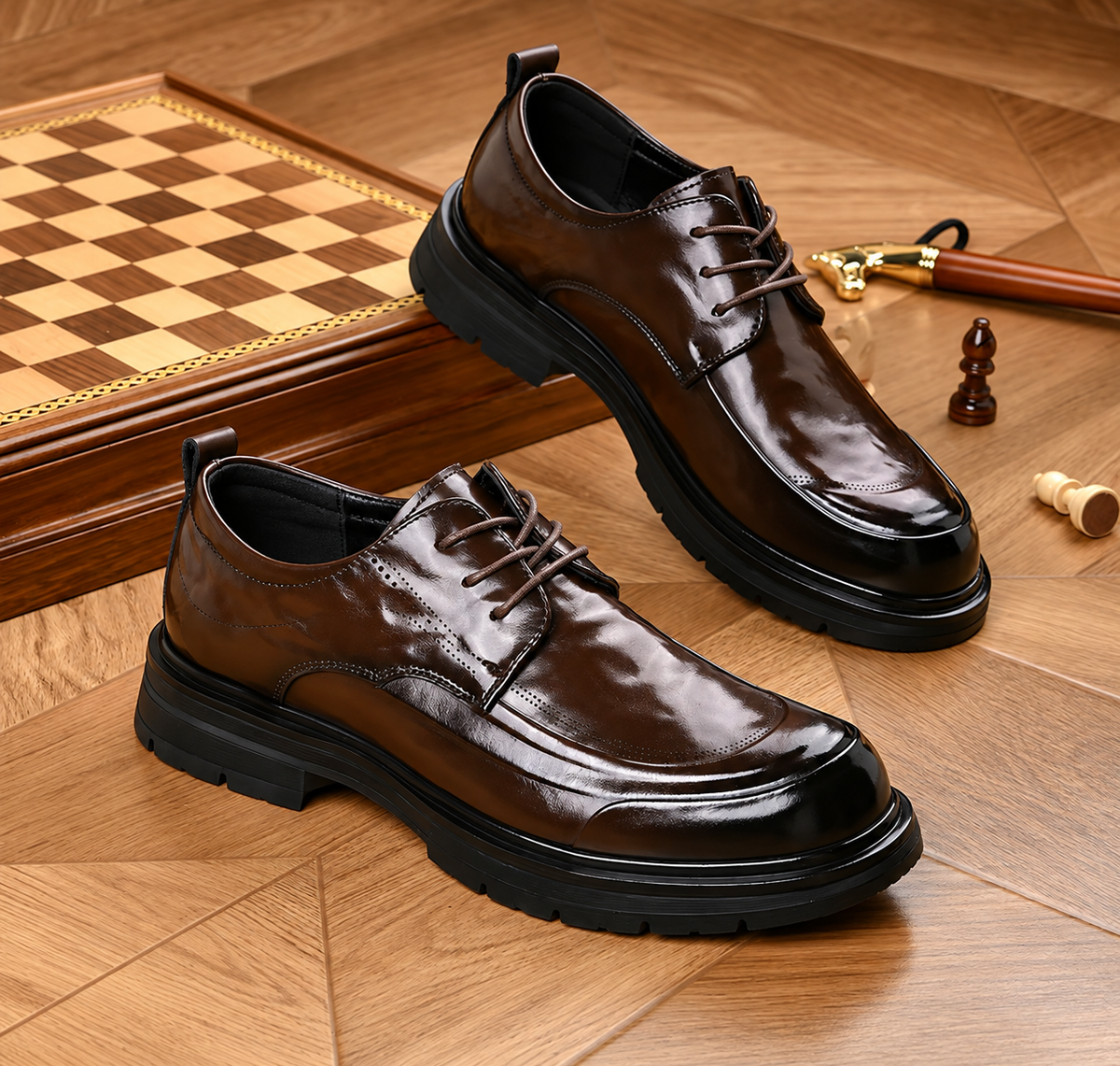 Regent Top-Grain Leather Derby