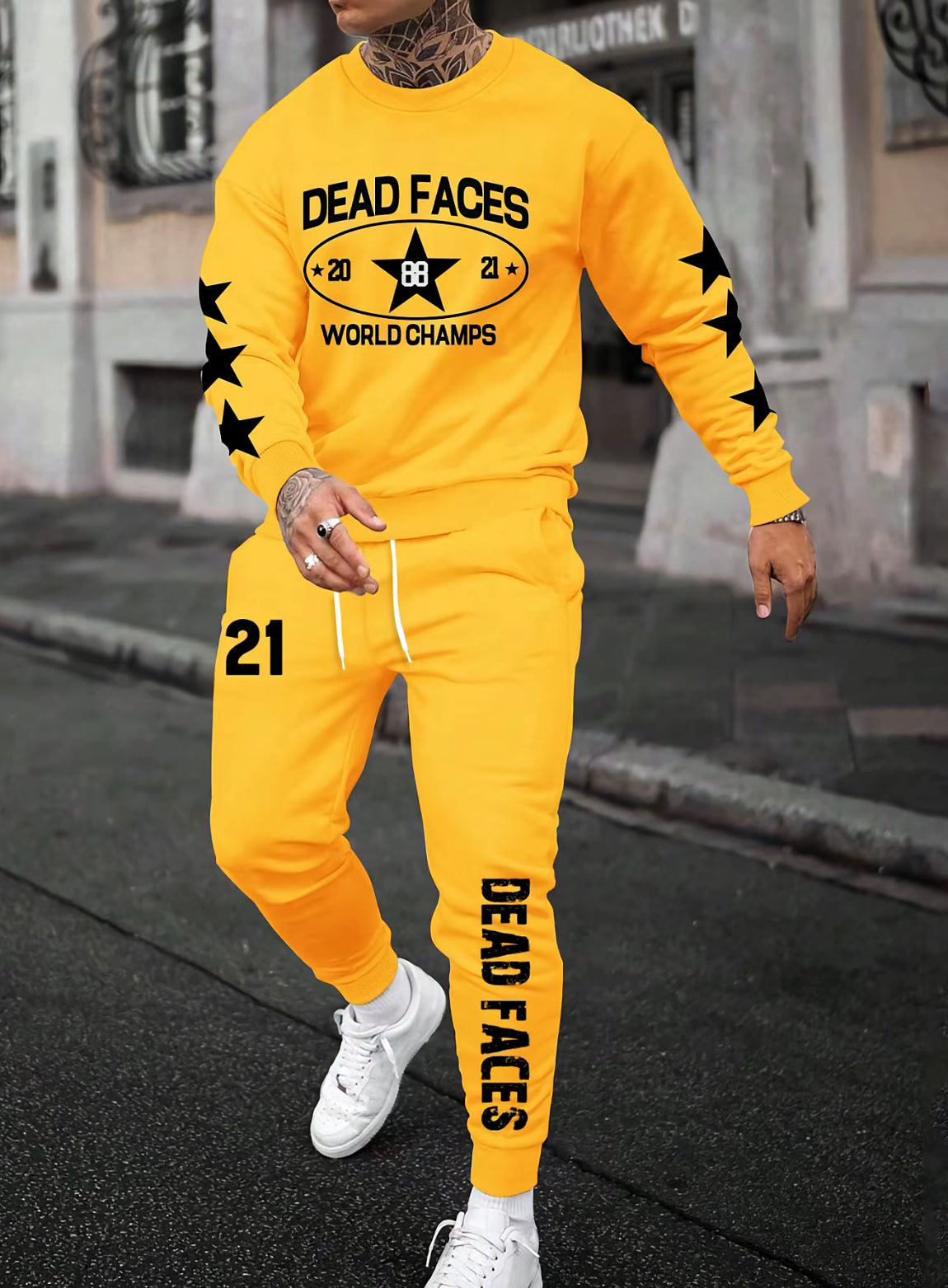 ⭐ Ultimate Street Legend™ Men’s Premium Graphic Tracksuit Set