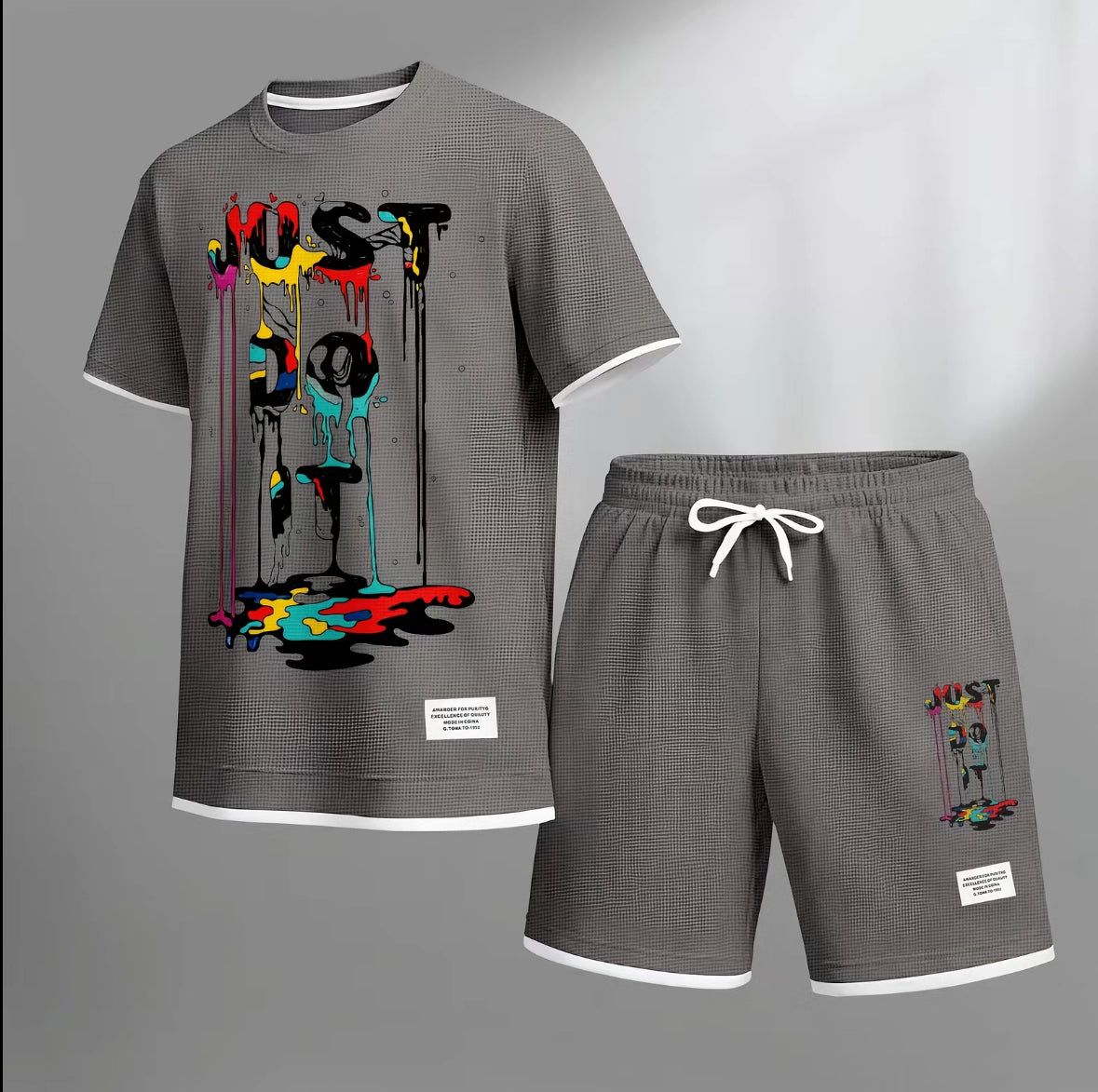 Men’s Premium Graffiti Waffle Set