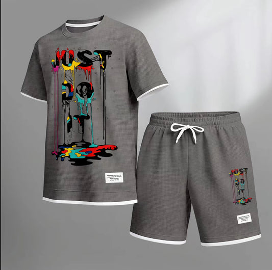 Men’s Premium Graffiti Waffle Set