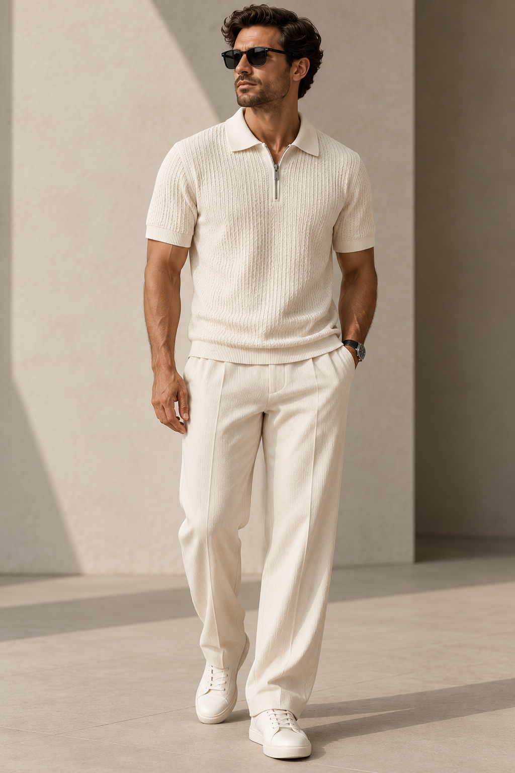 Polo + Matching Pants — One Complete Set.