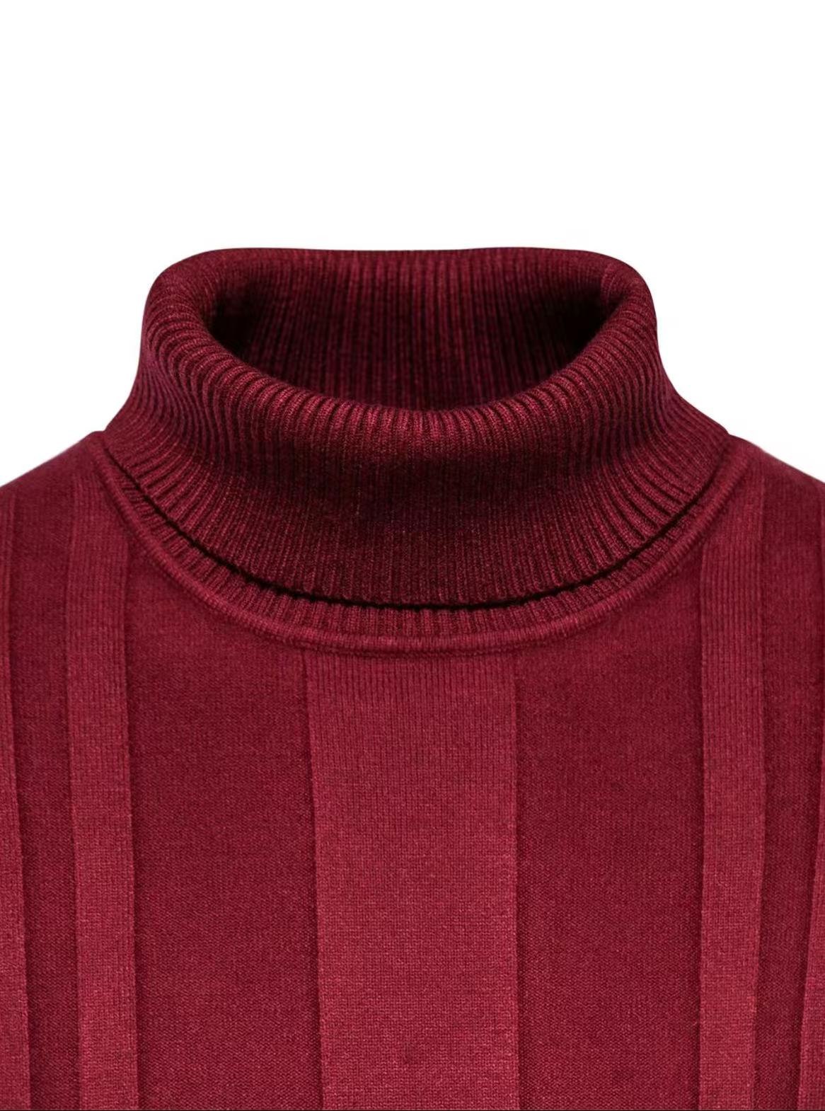 🧥 AURION™ Men’s Luxury Turtleneck Sweater – Effortless Sophistication for the Modern Man