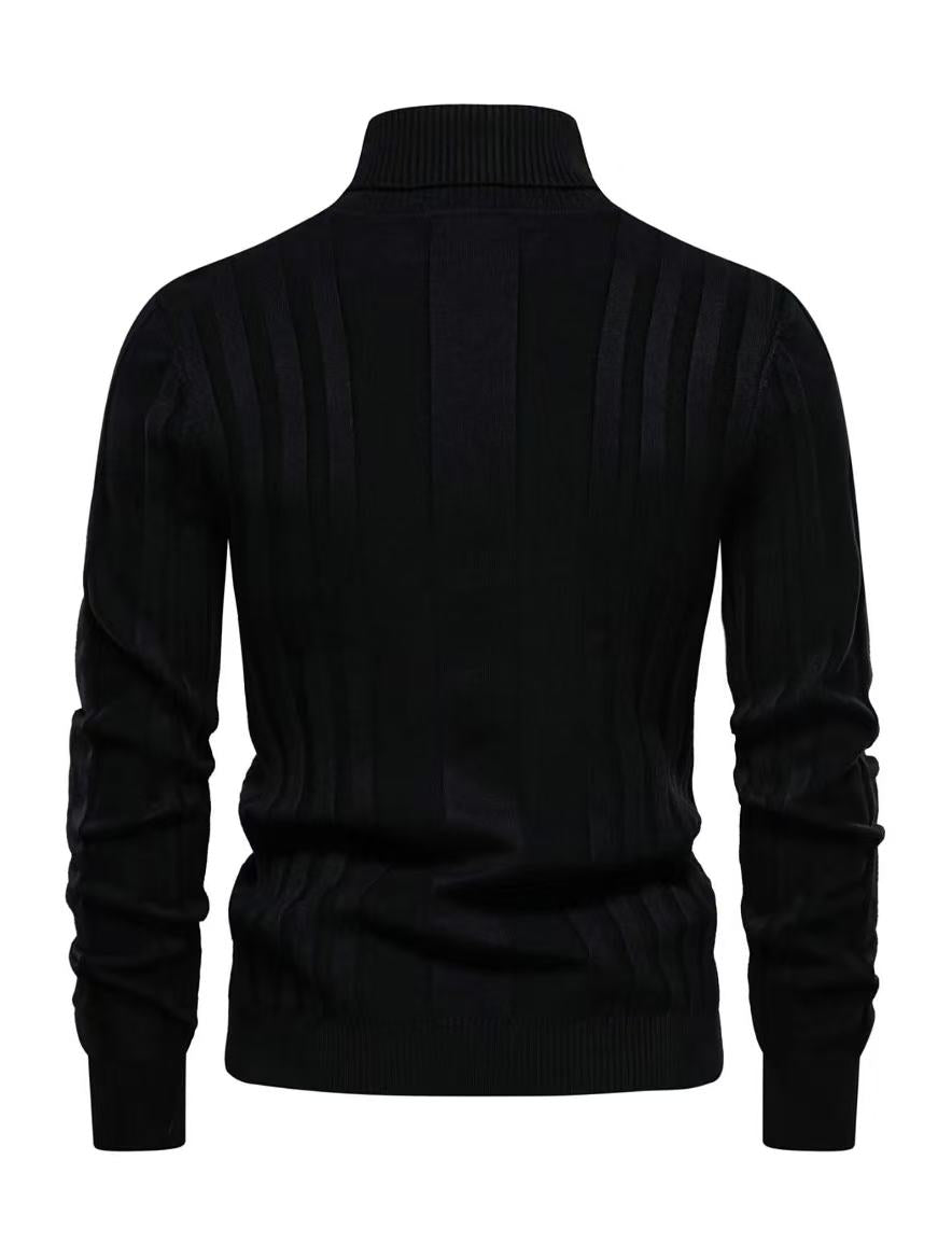 🧥 AURION™ Men’s Luxury Turtleneck Sweater – Effortless Sophistication for the Modern Man