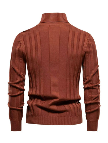 🧥 AURION™ Men’s Luxury Turtleneck Sweater – Effortless Sophistication for the Modern Man