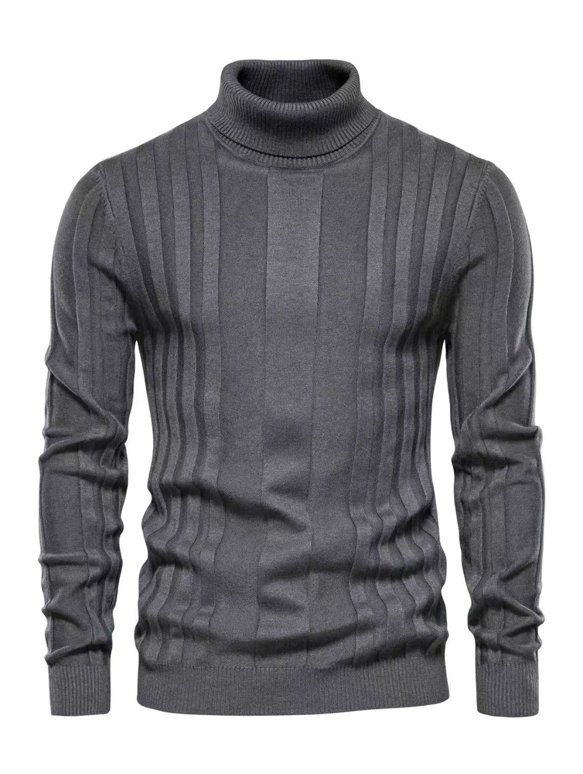 🧥 AURION™ Men’s Luxury Turtleneck Sweater – Effortless Sophistication for the Modern Man