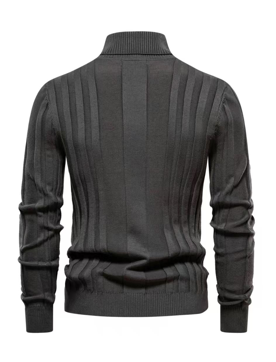 🧥 AURION™ Men’s Luxury Turtleneck Sweater – Effortless Sophistication for the Modern Man