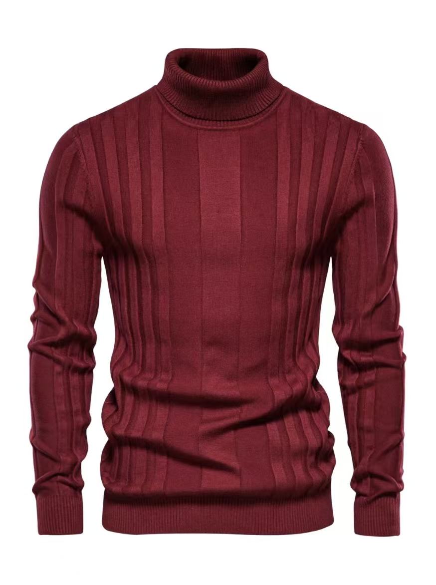 🧥 AURION™ Men’s Luxury Turtleneck Sweater – Effortless Sophistication for the Modern Man