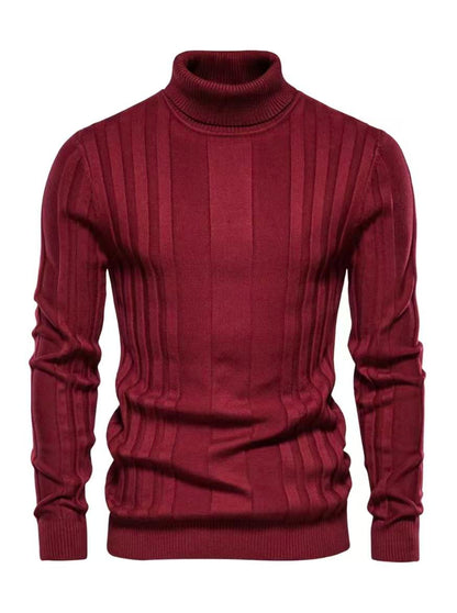 🧥 AURION™ Men’s Luxury Turtleneck Sweater – Effortless Sophistication for the Modern Man