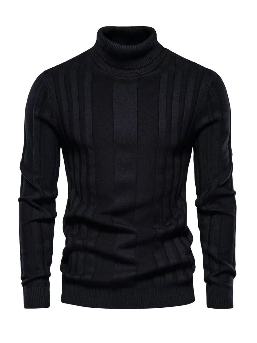 🧥 AURION™ Men’s Luxury Turtleneck Sweater – Effortless Sophistication for the Modern Man