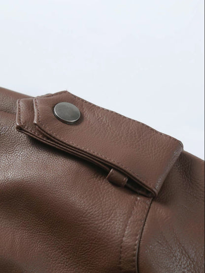 AURION™ Men’s Hooded Leather Jacket – Rugged Warmth Meets Urban Edge