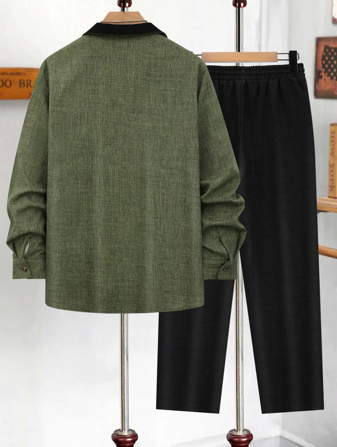 ⭐ AURION™ Men’s Premium Casual Two-Piece Set – Modern, Clean & Effortlessly Stylish