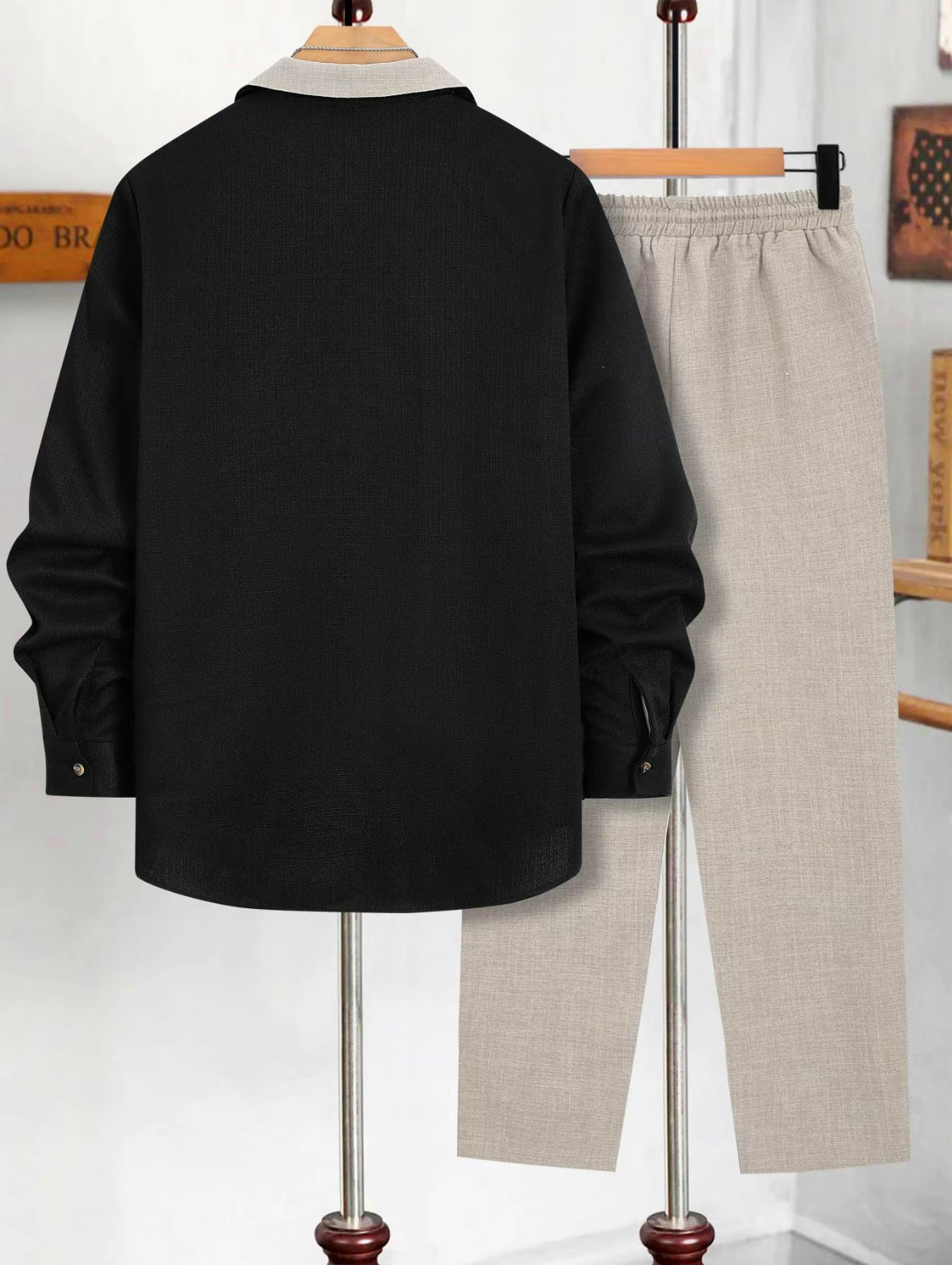 ⭐ AURION™ Men’s Premium Casual Two-Piece Set – Modern, Clean & Effortlessly Stylish