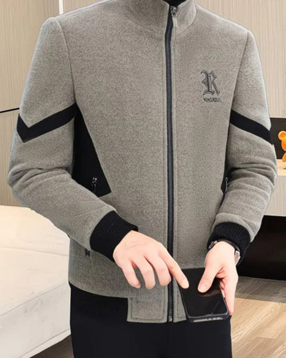 Men’s Luxury Fur-Lined Winter Jacket – Premium Warmth, Modern Elite Style