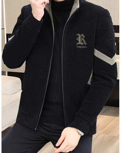 Men’s Luxury Fur-Lined Winter Jacket – Premium Warmth, Modern Elite Style