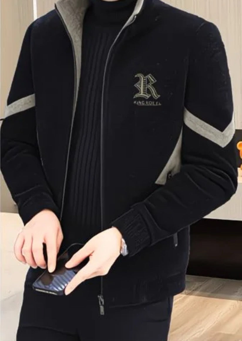 Men’s Luxury Fur-Lined Winter Jacket – Premium Warmth, Modern Elite Style