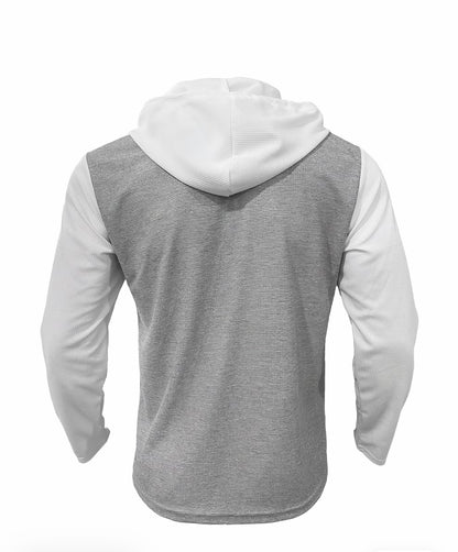 Men's Premium Textured Hooded Henley Jogger Set