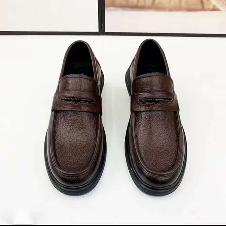Premium Italian Calfskin Leather Loafers for Men