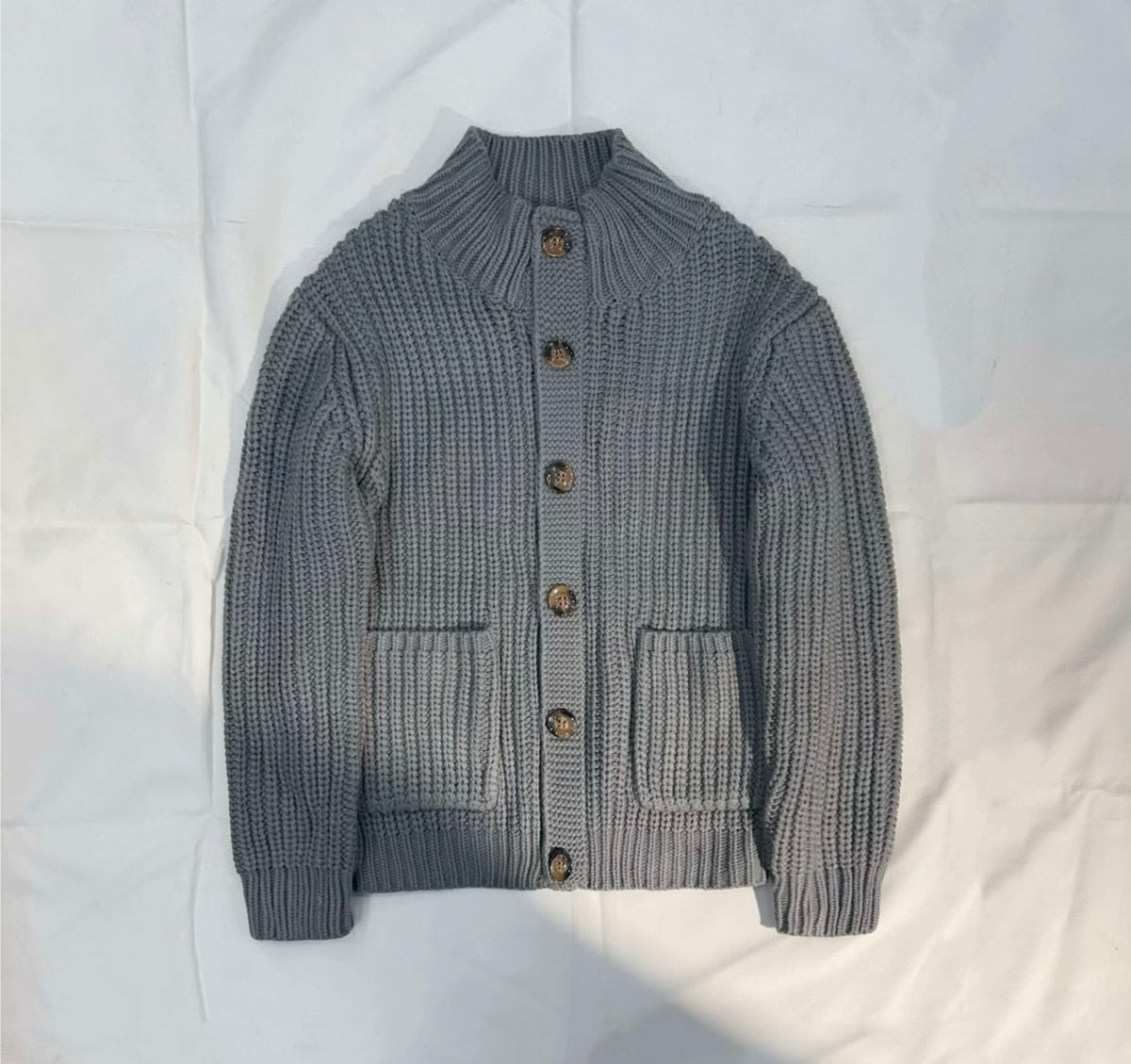 Men's Premium Chunky Knit Cardigan – Timeless Style, Everyday Comfort