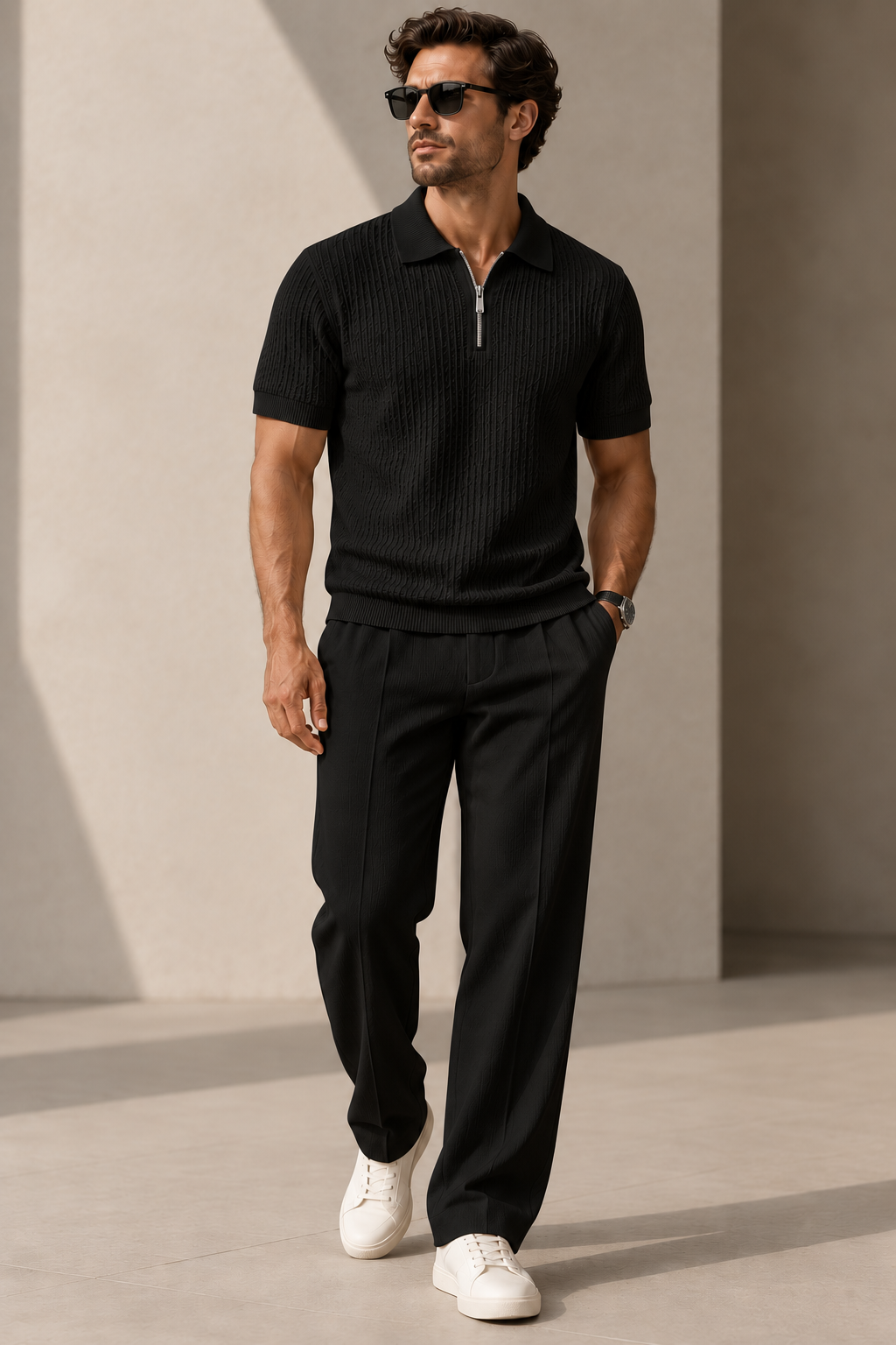 Polo + Matching Pants — One Complete Set.