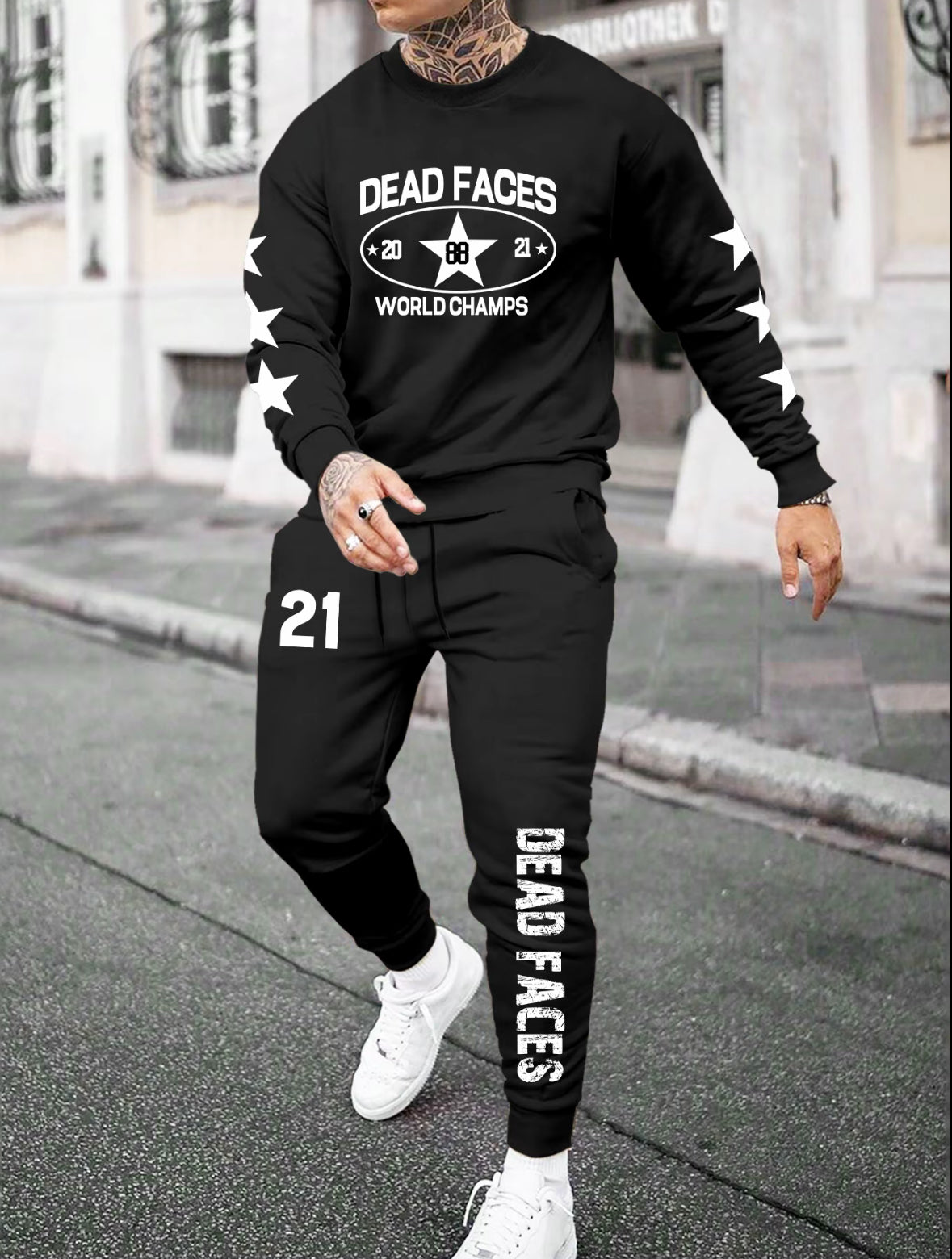 ⭐ Ultimate Street Legend™ Men’s Premium Graphic Tracksuit Set