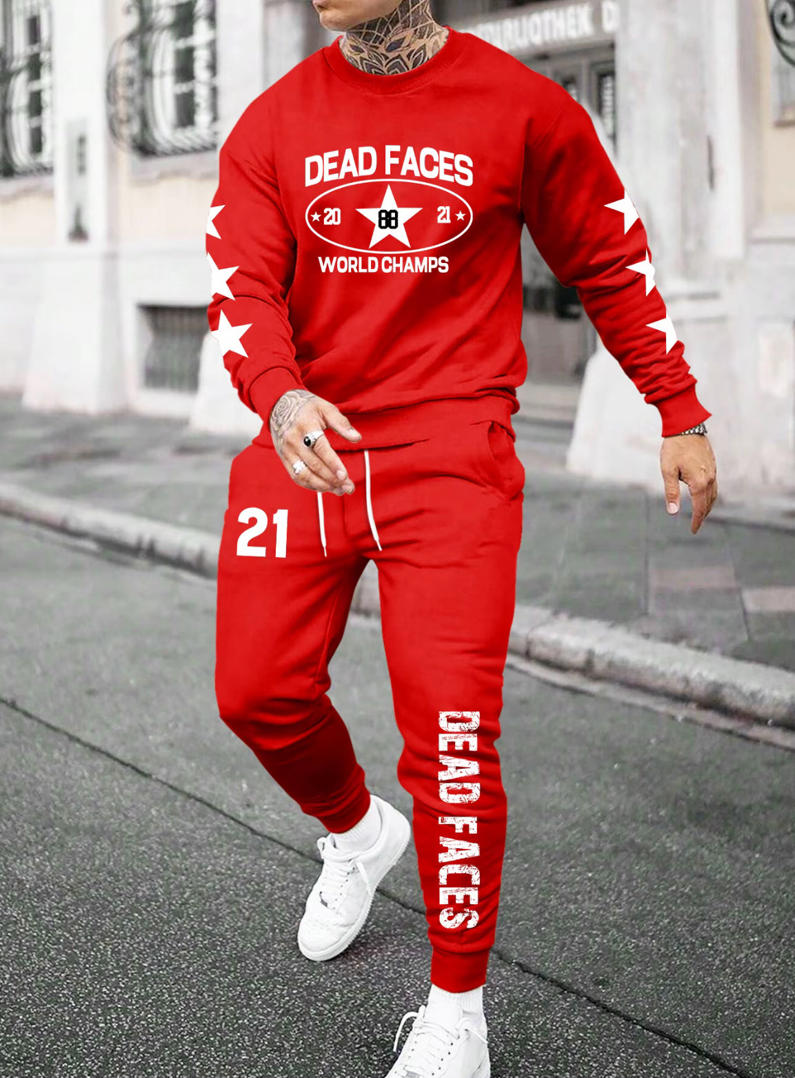 ⭐ Ultimate Street Legend™ Men’s Premium Graphic Tracksuit Set
