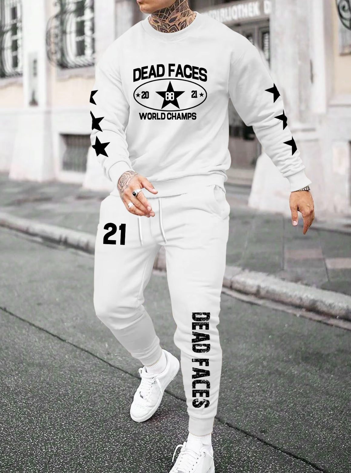 ⭐ Ultimate Street Legend™ Men’s Premium Graphic Tracksuit Set
