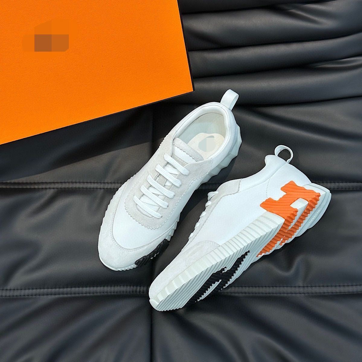 Velocity Luxe Premium Leather Sneakers