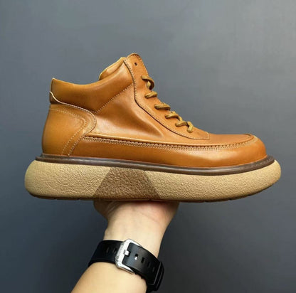 Heritage Leather Boots｜Where Vintage Ruggedness Meets Modern Luxury