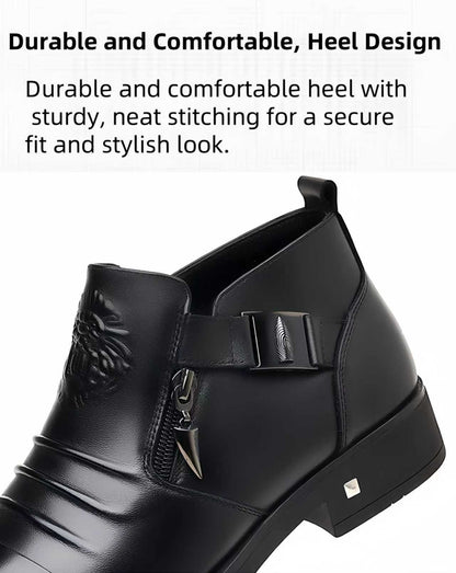 Premium Handmade Leather Height-Increasing Shoes